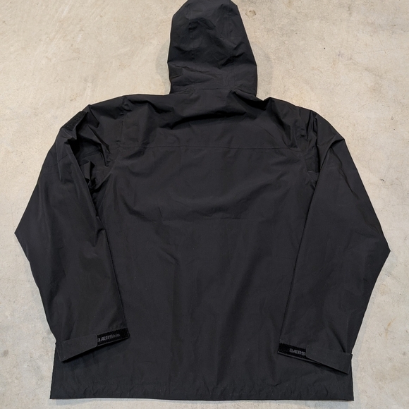 NWT Baerskin Tactical Mens L Rain Jacket Black Full Zip Hooded - Picture 7 of 9